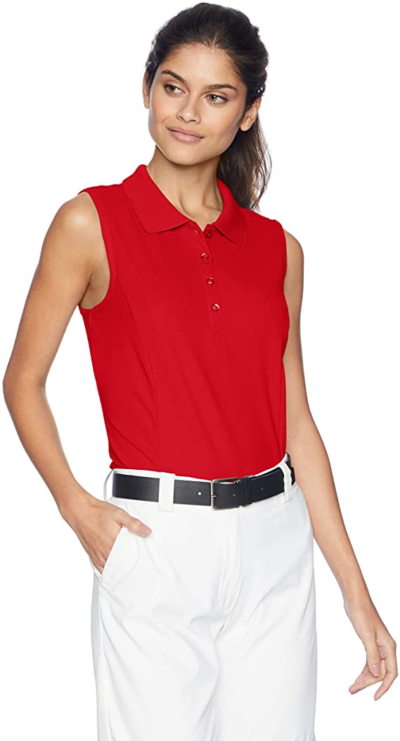 Greg Norman Womens Protek Micro Pique Golf Polo Shirts