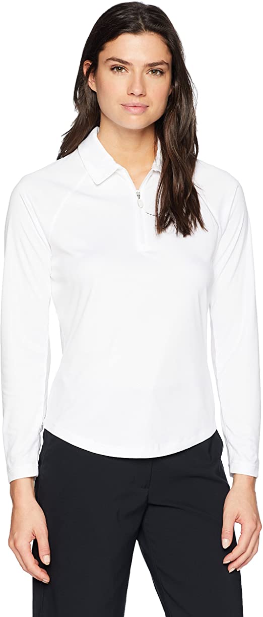 Greg Norman Womens Solar Wave Golf Polo Shirts