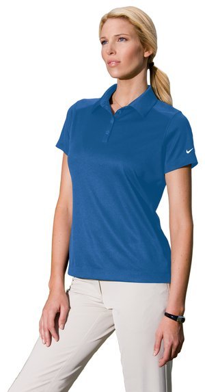 Nike Womens Dri-Fit Pebble Texture Golf Shirts