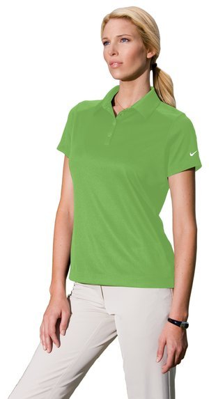 Womens Nike Dri-Fit Pebble Texture Golf Polo Shirts