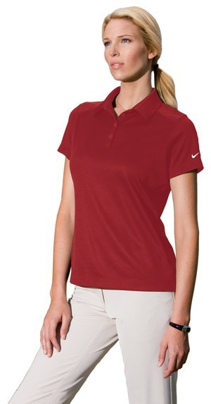 Womens Dri-Fit Pebble Texture Golf Polo Shirts