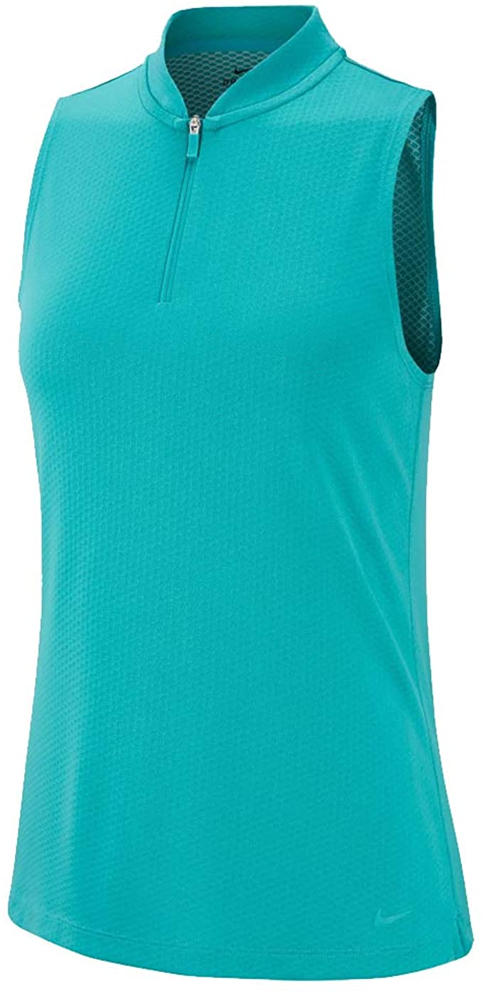 Womens Nike Dri-Fit Sleeveless Blade Golf Polo Shirts