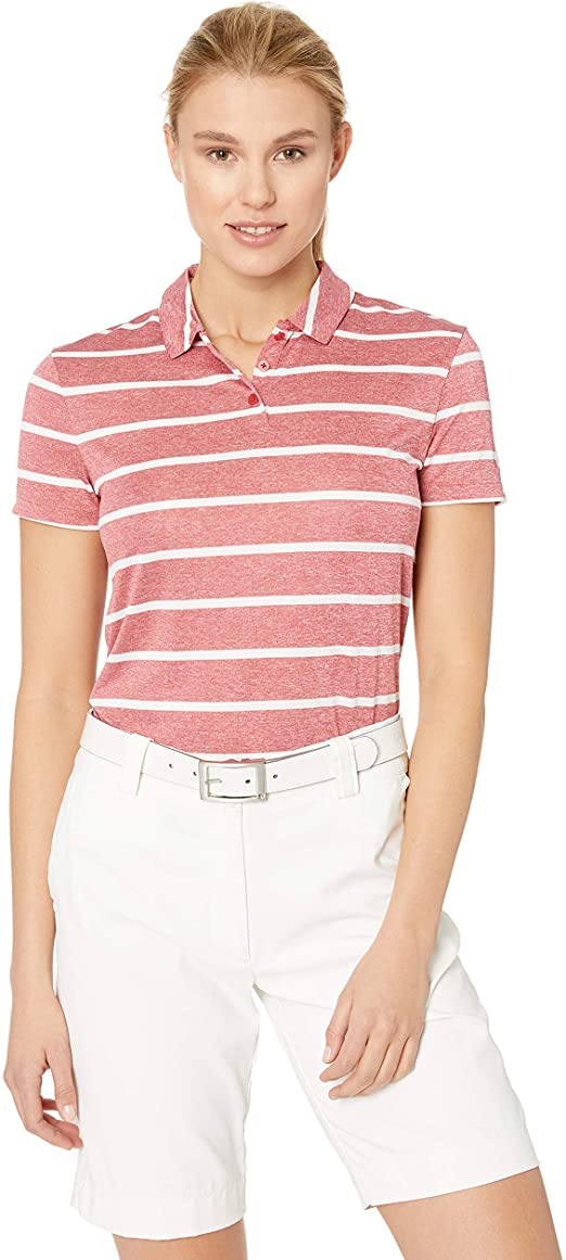 Nike Womens Dri-Fit Striped Golf Polo Shirts