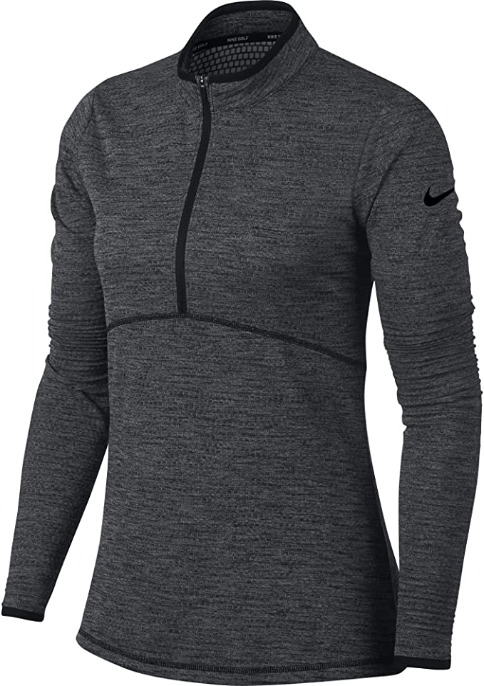 Womens Nike Dry Half Zip Golf Polo Shirts