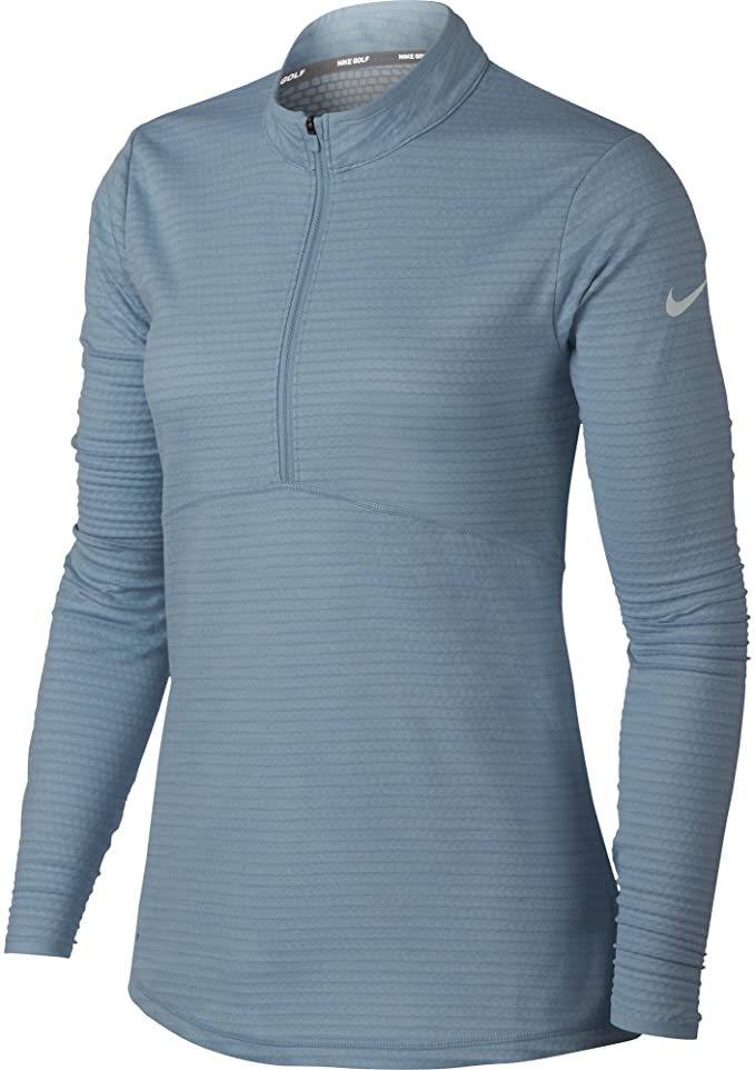 Nike Womens Dry Half Zip Golf Polo Shirts