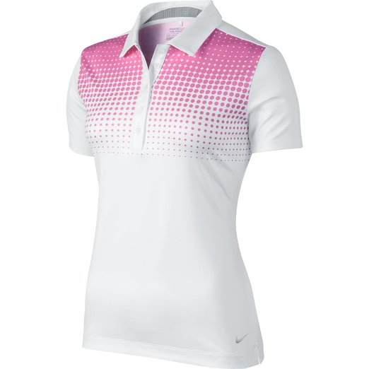 Womens Nike Faded Dot Golf Polo Shirts