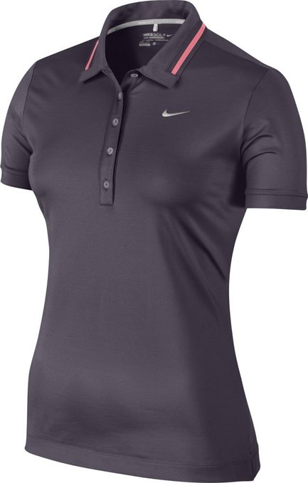 Womens Icon Swoosh Tech Golf Polo Shirts