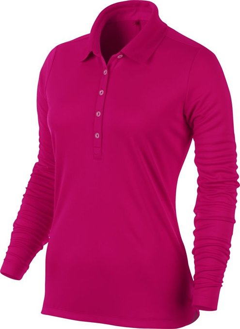 Womens Nike Victory Long Sleeve Golf Polo Shirts
