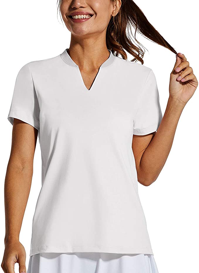 Womens Baleaf UPF 50 Sun Protection Golf Polo Shirts