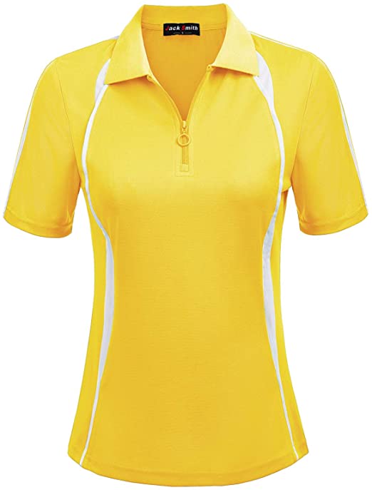 Womens Jack Smith Moisture Wicking Sport Golf Polo Shirts