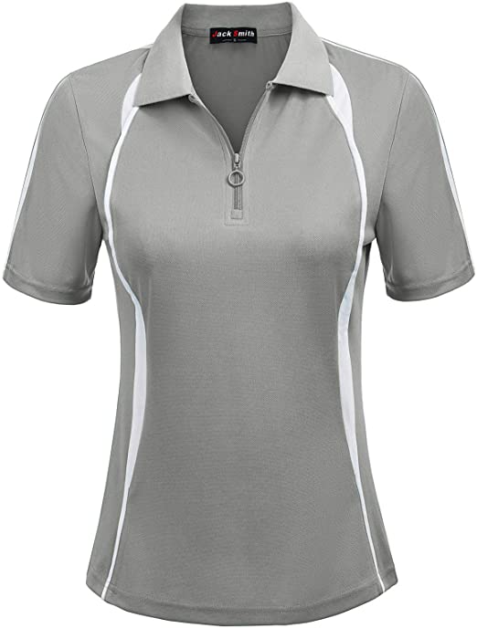 Jack Smith Womens Moisture Wicking Sport Golf Polo Shirts