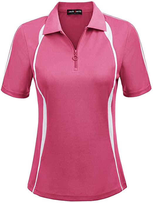 Jack Smith Womens Moisture Wicking Sport Golf Polo Shirts