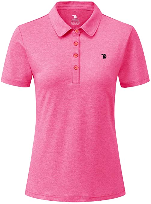 Rdruko Womens Dri-Fit Moisture Wicking Golf Polo Shirts