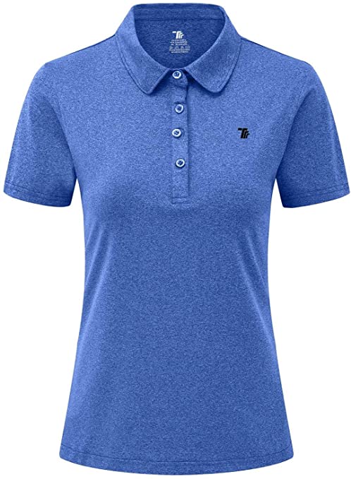 Rdruko Womens Dri-Fit Moisture Wicking Golf Polo Shirts