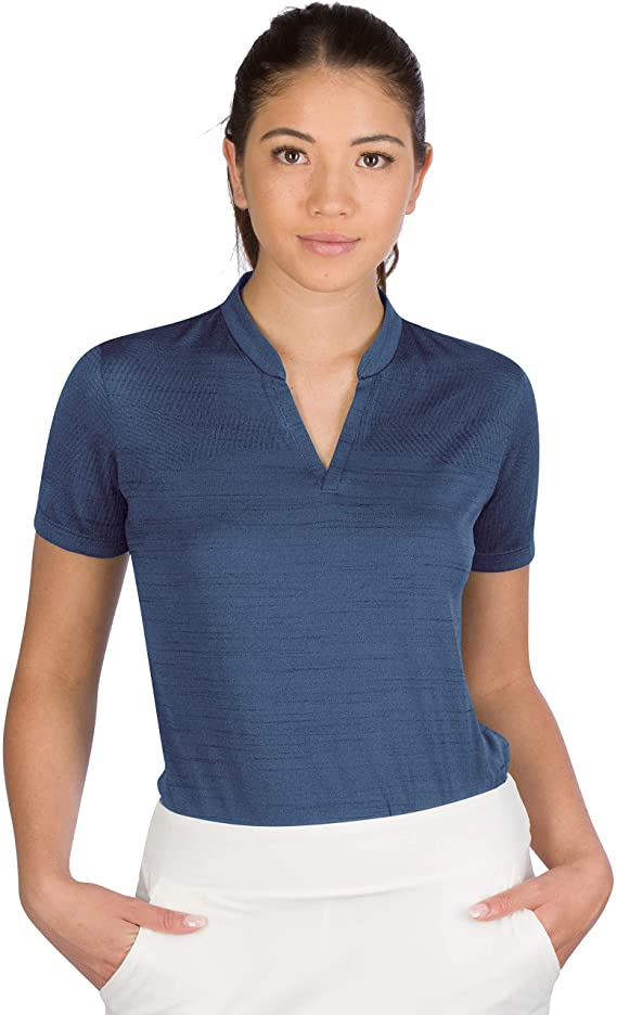 Three Sixty Six Womens Dri-Fit Breathable Compression Golf Polo Shirts