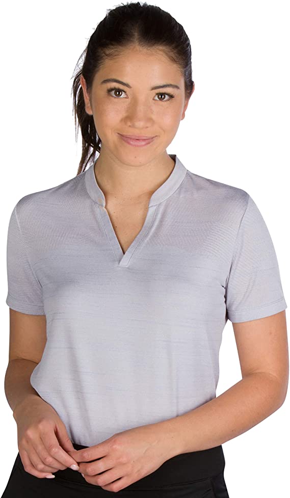 Three Sixty Six Womens Dri-Fit Breathable Compression Golf Polo Shirts