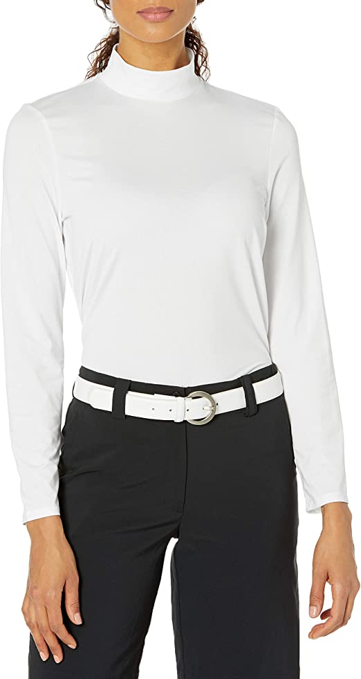 Womens PGA Tour Long Sleeve Mock Neck Golf Shirts