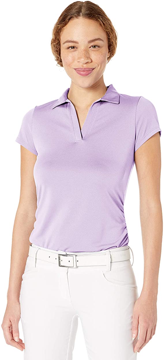 PGA Tour Womens Short Sleeve Airflux Golf Polo Shirts