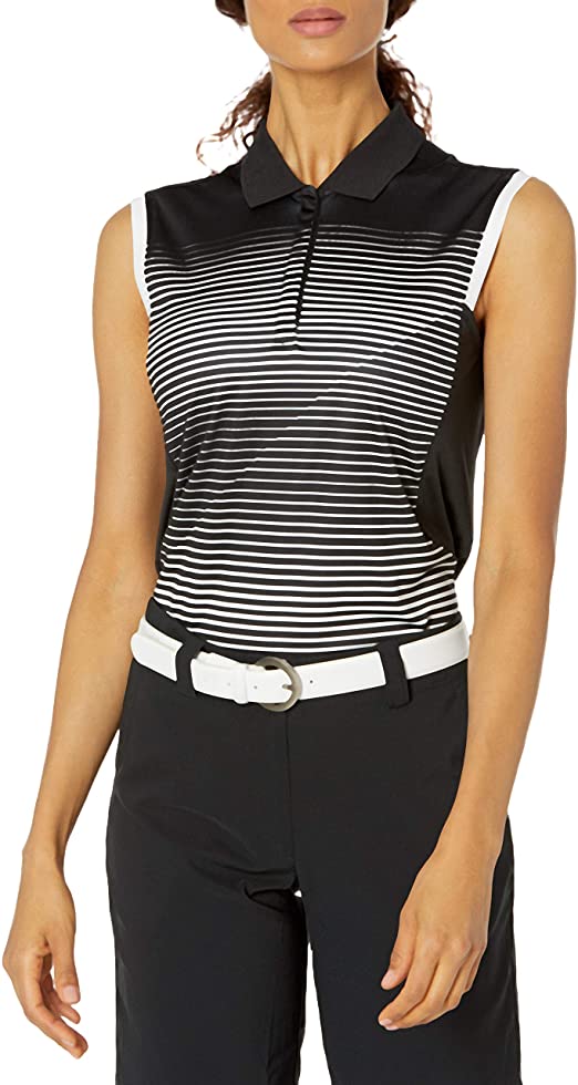 Womens PGA Tour Sleeveless Fashion Golf Polo Shirts