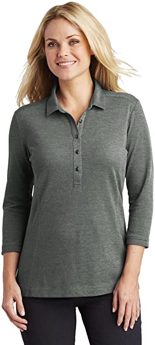 Womens Port Authority Coastal Cotton Blend Golf Polo Shirts