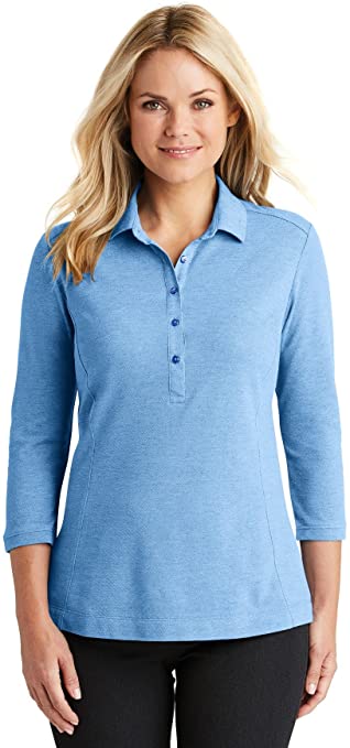 Port Authority Womens Coastal Cotton Blend Golf Polo Shirts