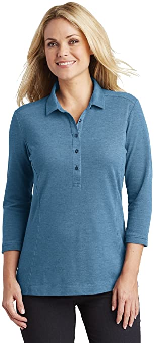 Port Authority Womens Coastal Cotton Blend Golf Polo Shirts