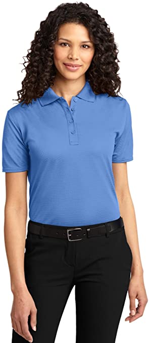 Womens Port Authority Dry Zone Ottoman Golf Polo Shirts