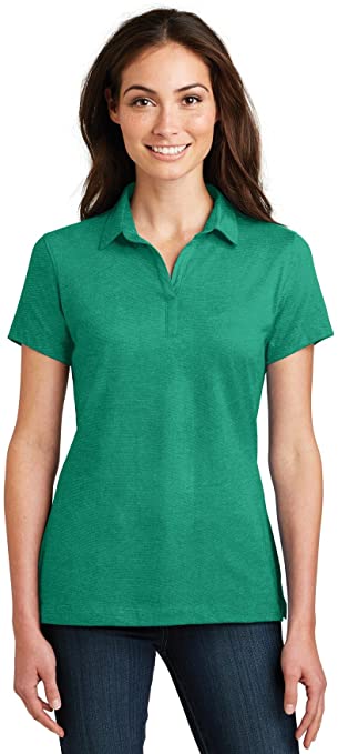 Womens Port Authority Meridian Cotton Blend Golf Polo Shirts