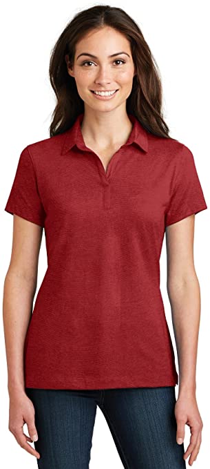 Port Authority Womens Meridian Cotton Blend Golf Polo Shirts