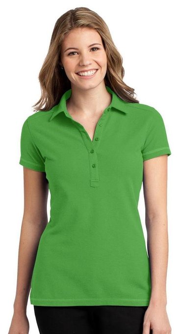 Port Authority Modern 5-Button Wicking Golf Polo Shirts