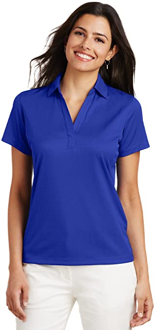 Port Authority Womens Performance Fine Jacquard Golf Polo Shirts