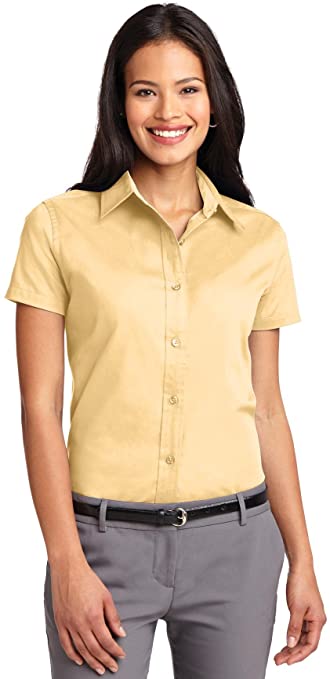 Port Authority Womens Short Sleeve Easy Care Golf Shirts