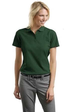 Womens Port Authority Stain Resistant Sport Golf Polo Shirts