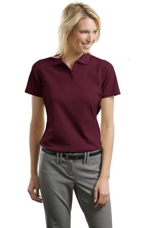 Womens Stain Resistant Sport Golf Polo Shirts
