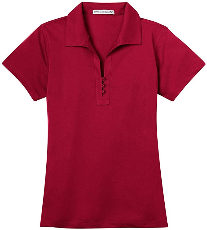 Port Authority Womens Tech Pique Golf Polo Shirts