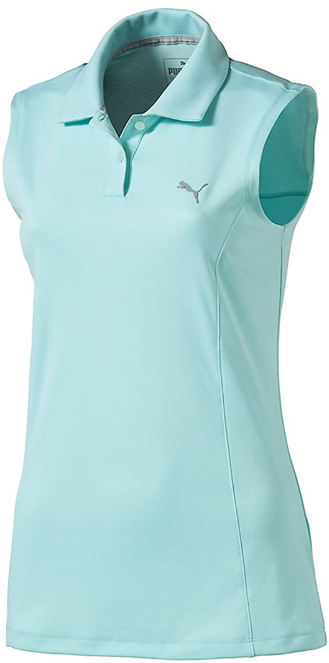 Puma Womens 2017 Pounce Sleeveless Golf Polo Shirts