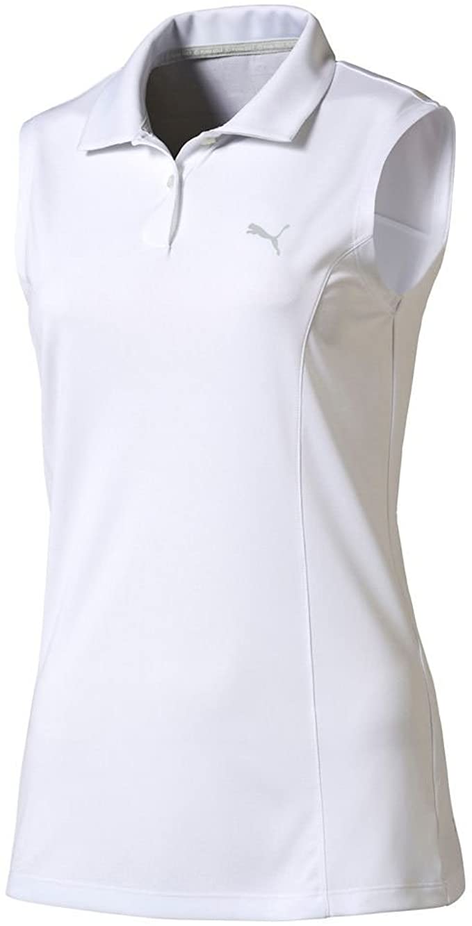 Puma Womens 2017 Pounce Sleeveless Golf Polo Shirts