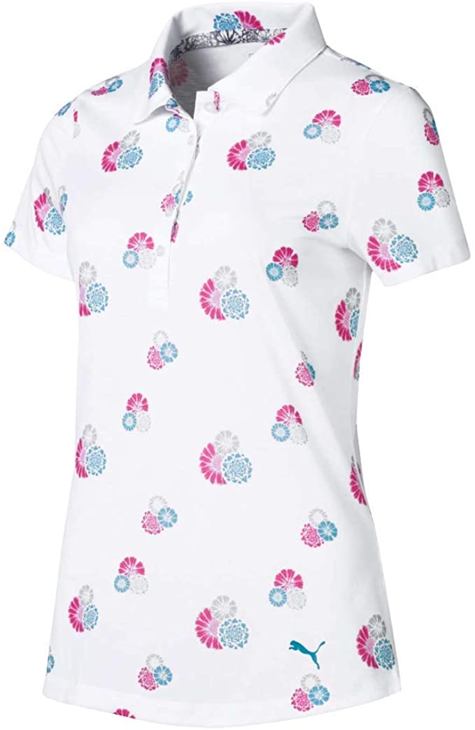 Womens Puma 2019 Blossom Golf Polo Shirts