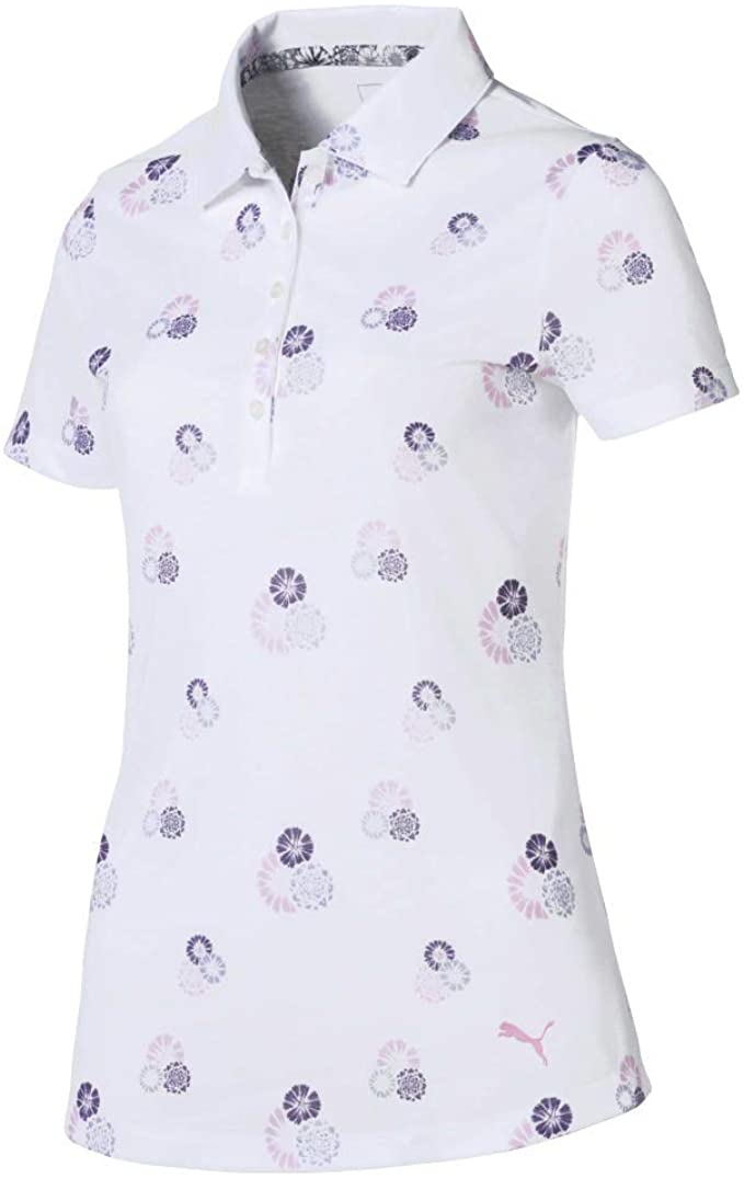 Puma Womens 2019 Blossom Golf Polo Shirts