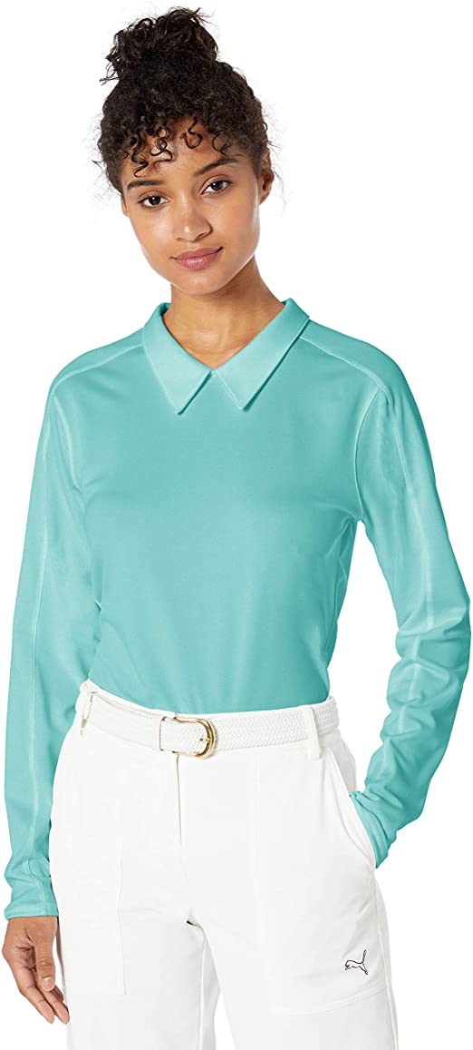 Womens Puma 2019 Long Sleeve Golf Polo Shirts