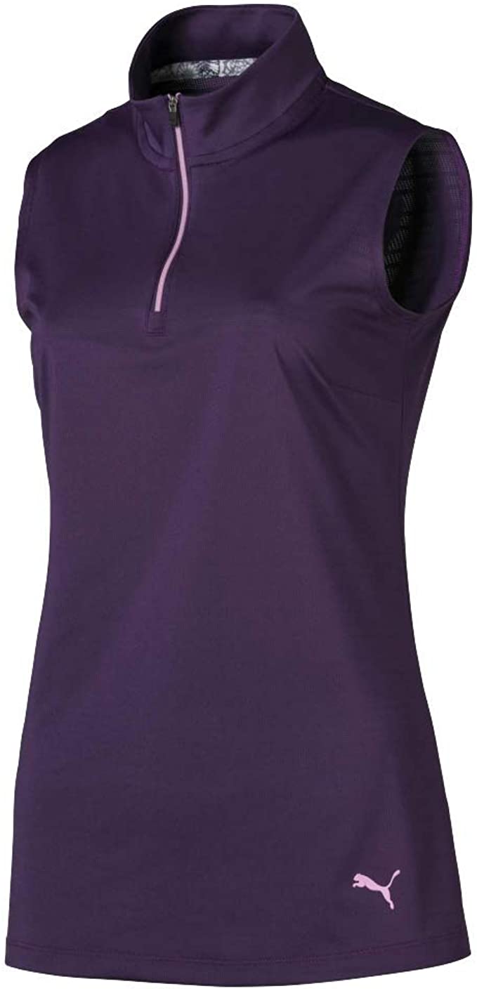 Womens Puma 2019 Sleeveless Golf Mocks