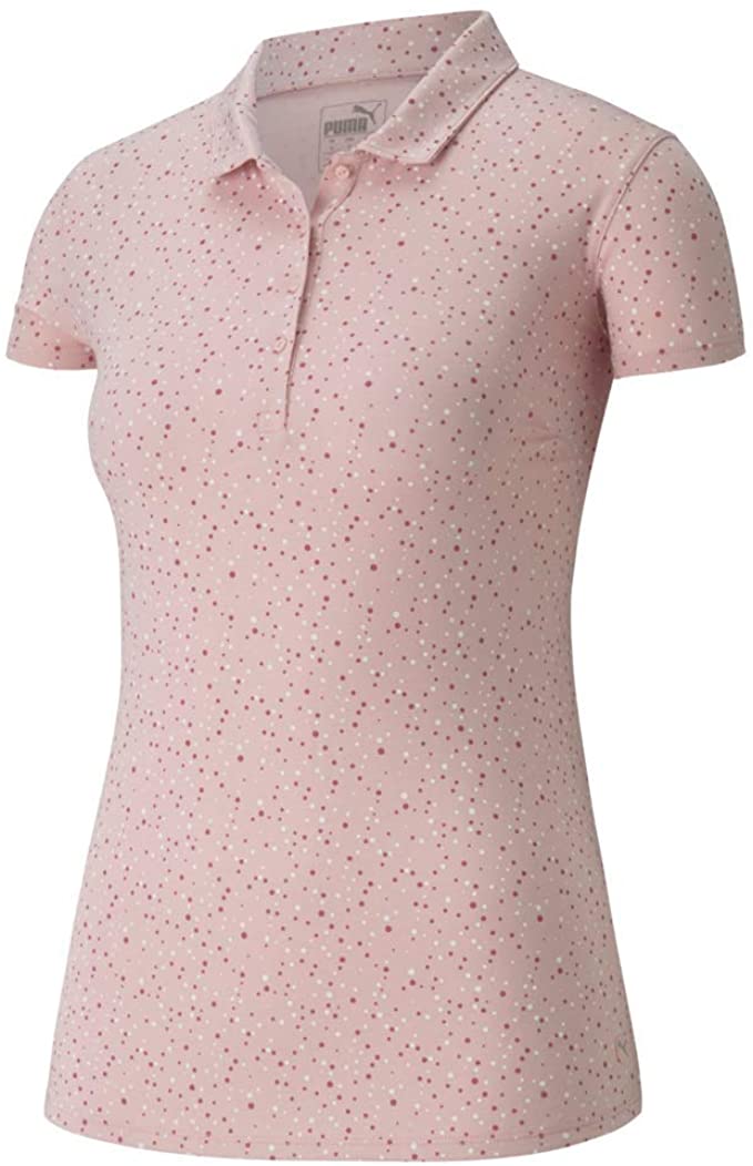 Womens Puma 2020 Cloudspun Speckle Golf Polo Shirts