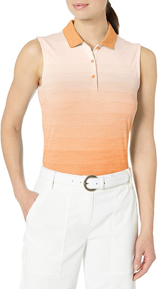 Womens Puma 2020 Ombre Sleeveless Golf Polo Shirts