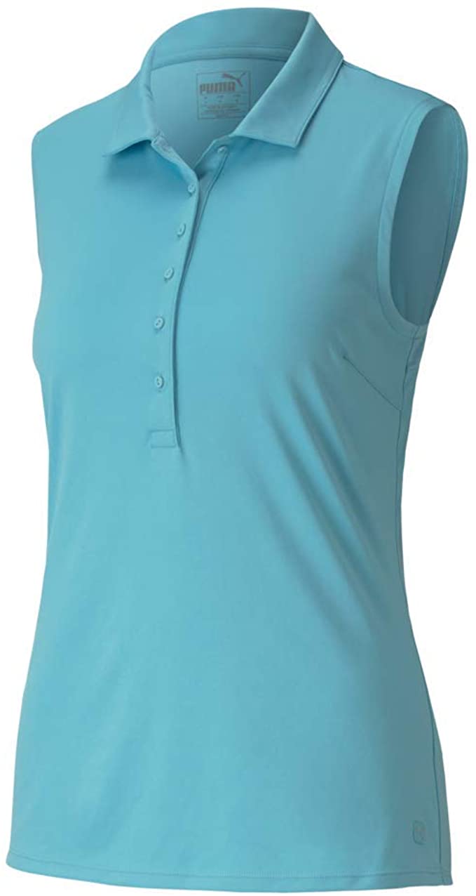 Puma Womens 2020 Rotation Sleeveless Golf Polo Shirts