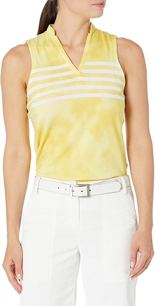 Puma Womens 2020 Tie Dye Sleeveless Golf Polo Shirts