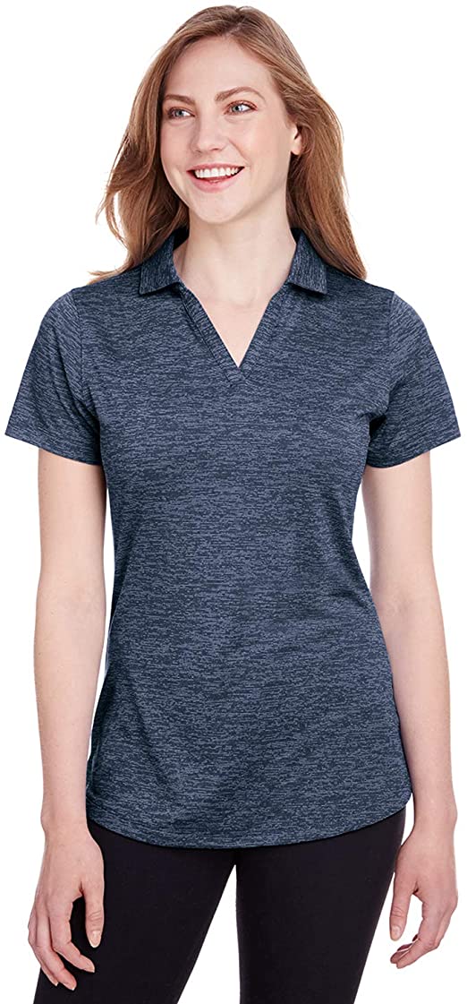 Puma Womens Icon Heather Golf Polo Shirts