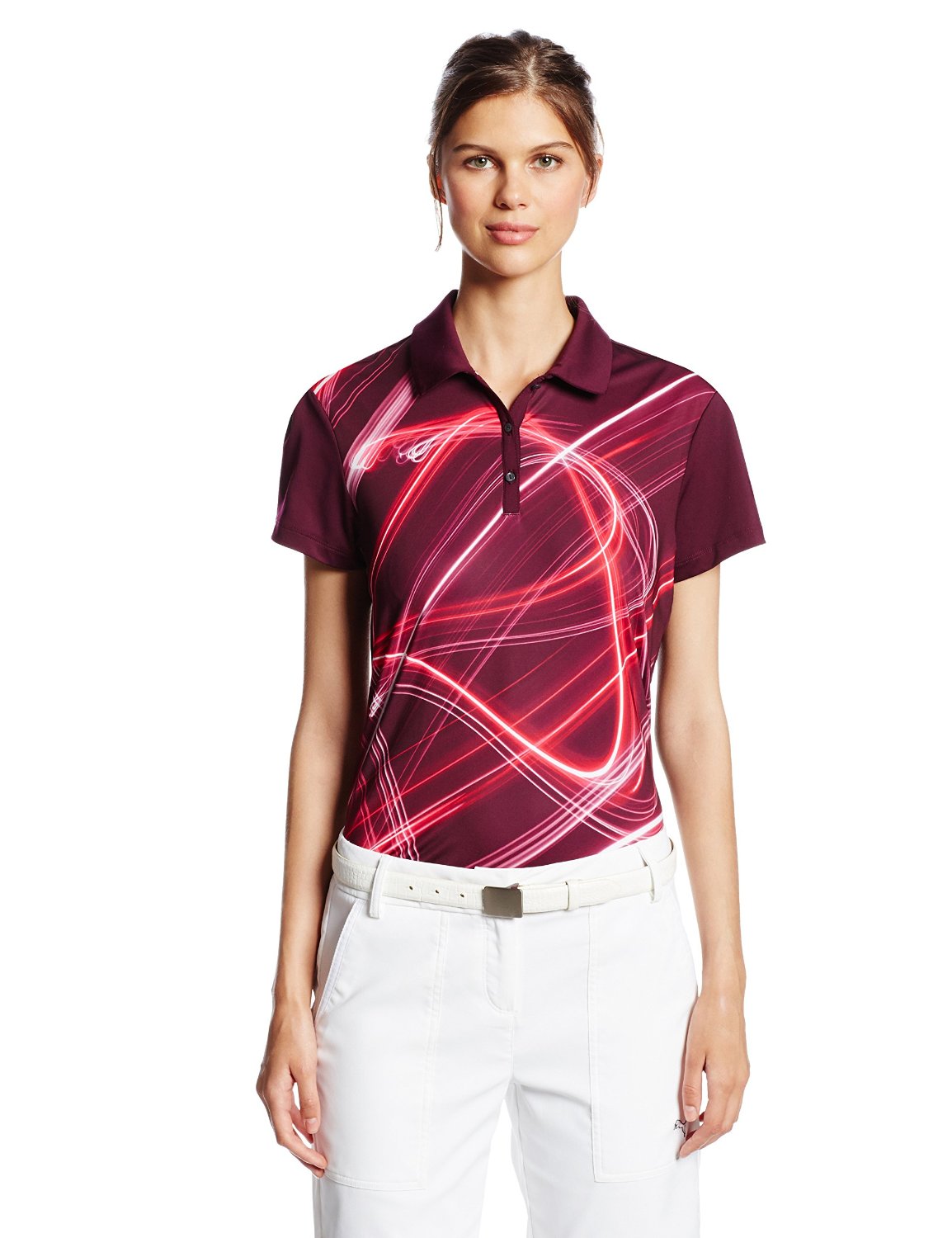 Womens Puma NA Fluid Light Golf Polo Shirts