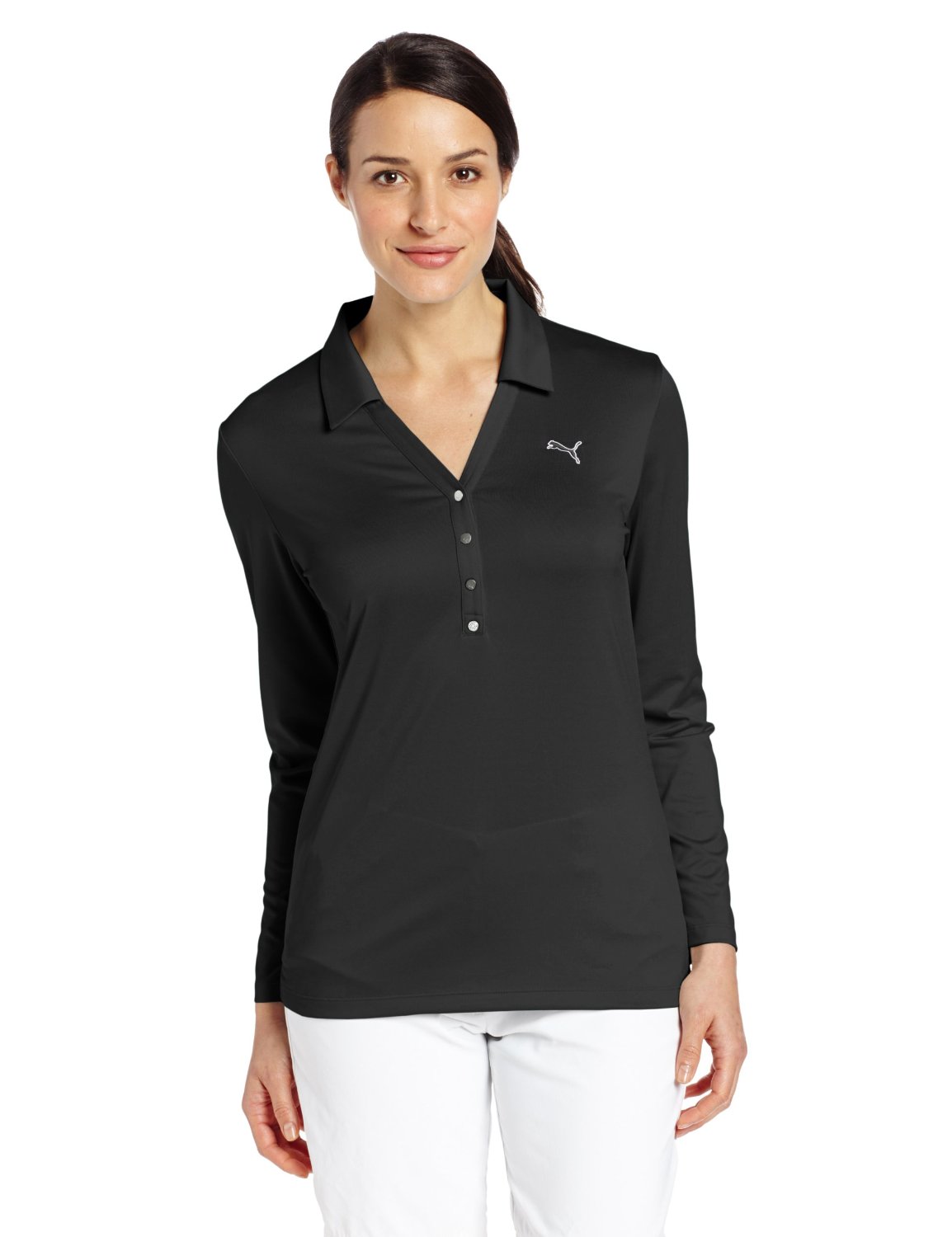 Puma Womens NA Long Sleeve Polo Shirts