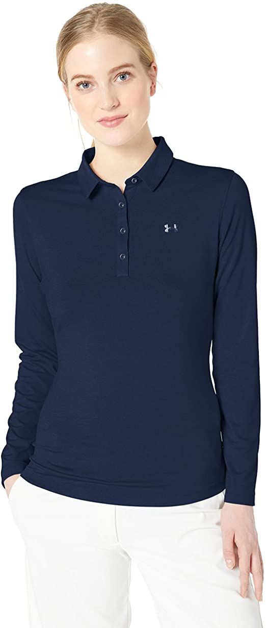 Under Armour Womens Zinger Long Sleeve Golf Polo Shirts