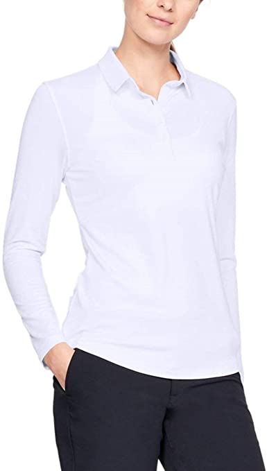 Under Armour Womens Zinger Long Sleeve Golf Polo Shirts